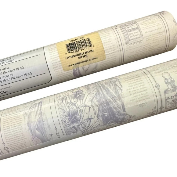 Warner House Vintage Wallpaper Two Rolls BAT1151 Victorian Ladies Home NEW NIP - Picture 10 of 10